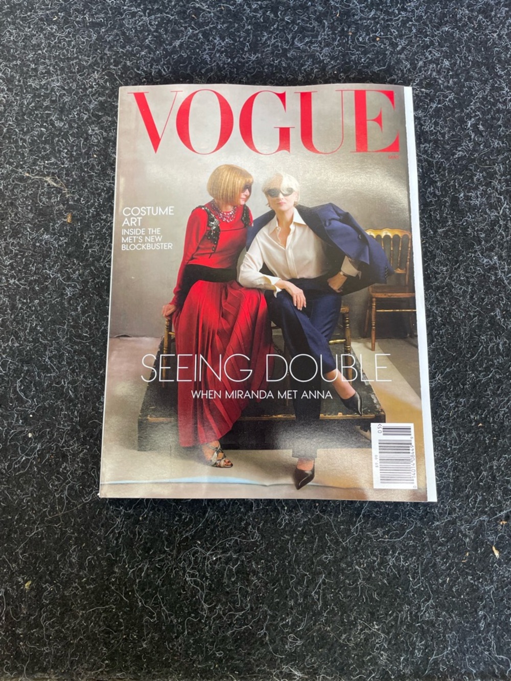 Vogue Red & Navy Fashion Cover